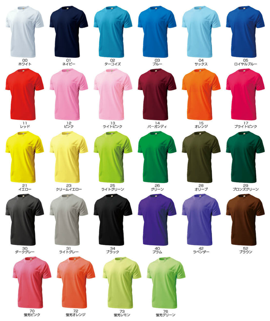 【転写プリント】ドライライトTシャツ(P330)